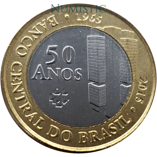 1 Real - Banco Central 50 anos — obverse