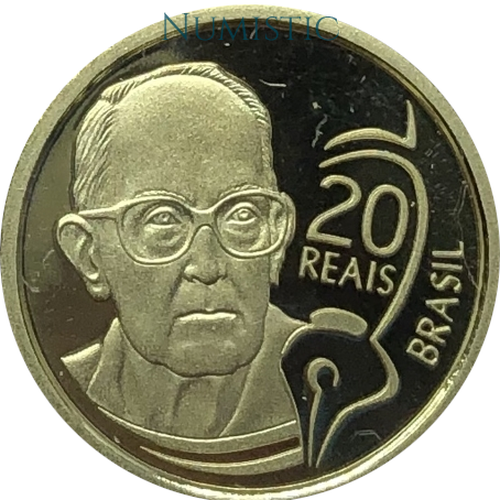 20 Reais - Centenário de Carlos Drummond de Andrade — obverse