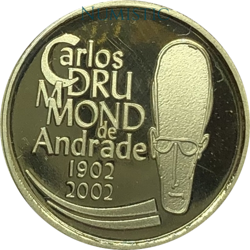 20 Reais - Centenário de Carlos Drummond de Andrade — reverse