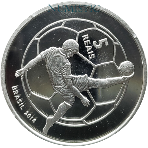 5 Reais - Copa do Mundo da Fifa Brasil 2014 - Mascote — reverse