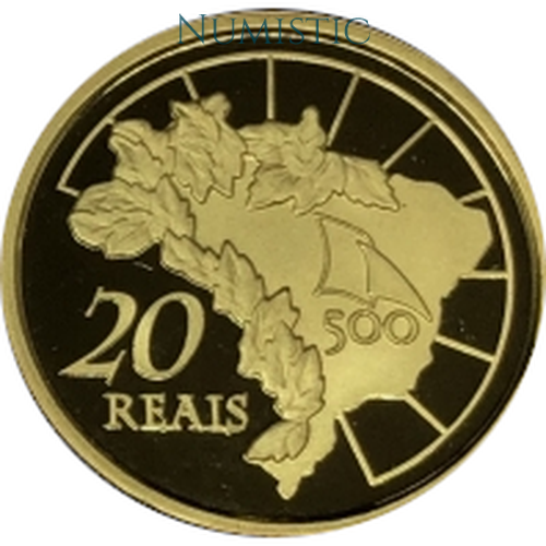 20 Reais - V Centenário do Descobrimento do Brasil — reverse