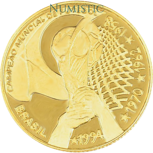 20 Reais - Tetracampeonato Mundial de Futebol — obverse
