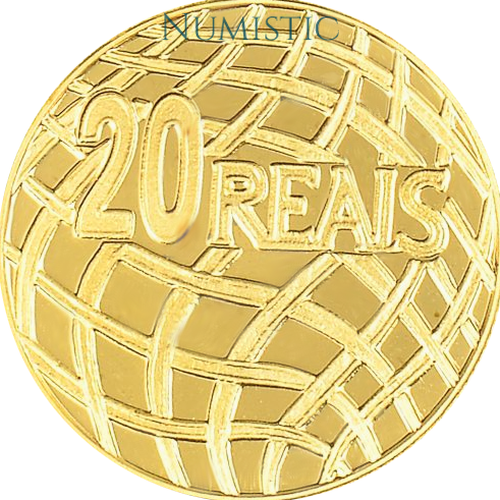 20 Reais - Tetracampeonato Mundial de Futebol — reverse