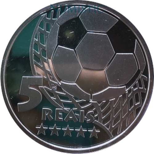 5 Reais - Pentacampeonato Mundial de Futebol — reverse