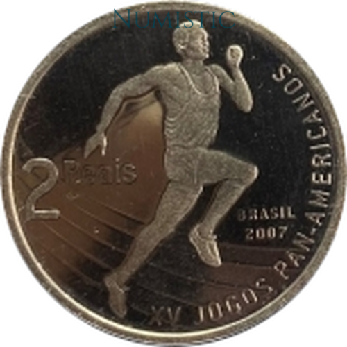 2 Reais - Jogos Pan Americanos — obverse