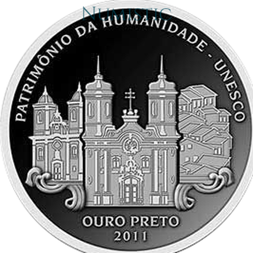 5 Reais - Ouro Preto, Patrimônio da Humanidade - UNESCO — obverse
