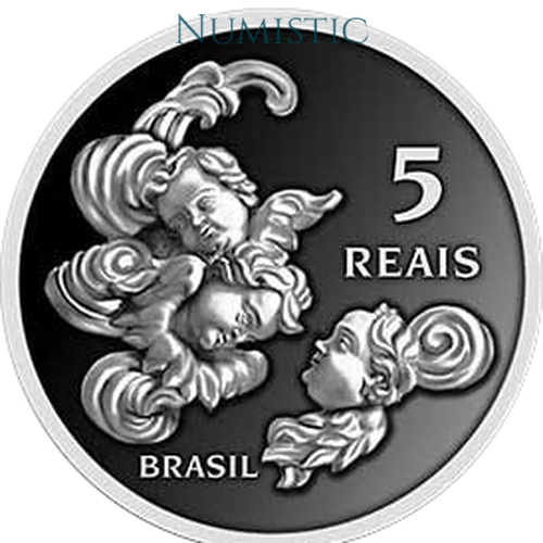 5 Reais - Ouro Preto, Patrimônio da Humanidade - UNESCO — reverse
