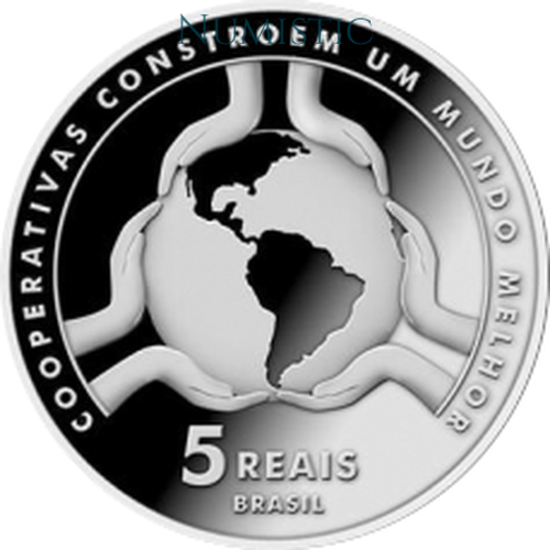 5 Reais - Ano Internacional das Cooperativas — reverse