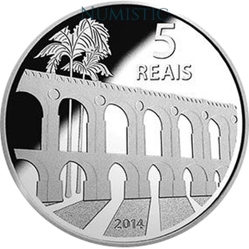 5 Reais - Jogos Olímpicos e Paralímpicos RIO - Corrida/ Arcos da Lapa — reverse