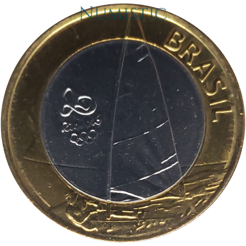 1 Real - Jogos Olímpicos e Paralímpicos RIO - Vela — obverse