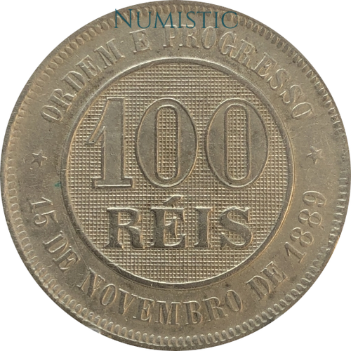 100 Réis — reverse