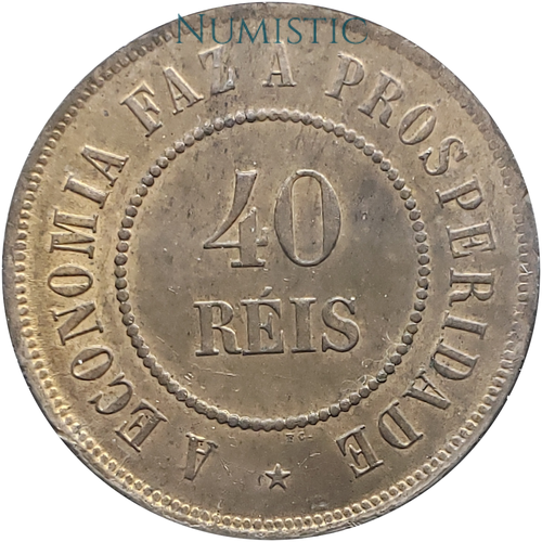 40 Réis — reverse