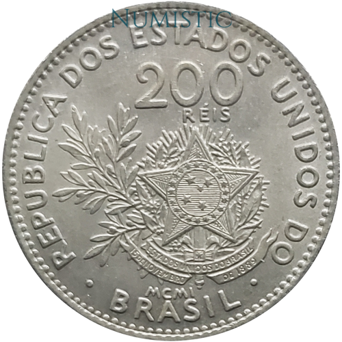 200 Réis MCMI — reverse