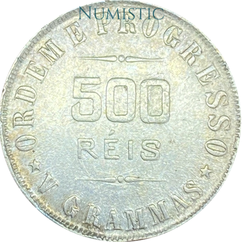 500 Réis — obverse