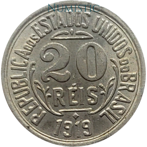 20 Réis — obverse
