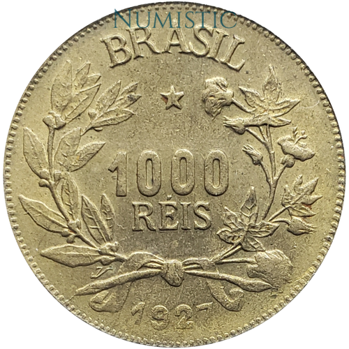 1.000 Réis — reverse