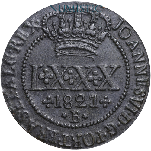 LXXX Réis - Vila da Cachoeira — obverse
