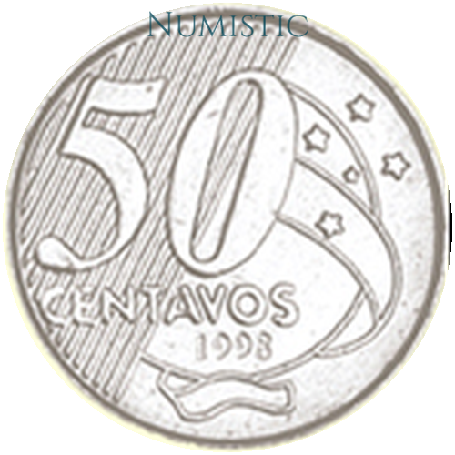 Reverso de 50 Centavos 1998–2001