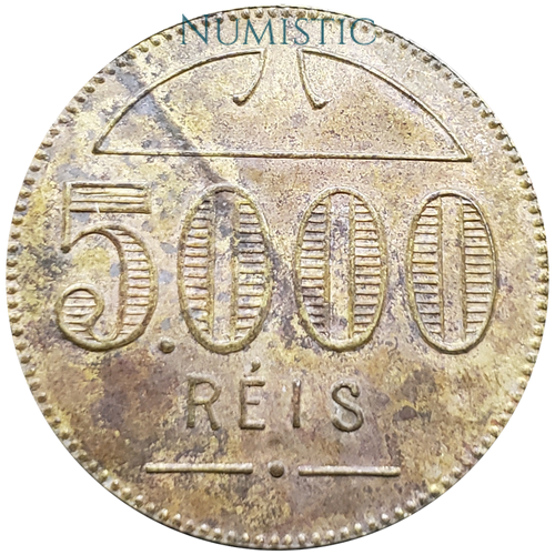 Ficha 5.000 Réis CR — obverse
