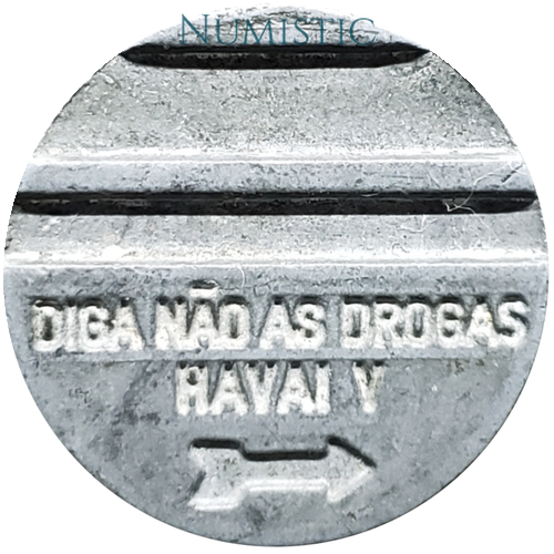 Ficha HAVAI V - Diga Não as Drogas — reverse