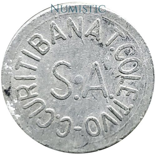 Ficha Coletivo Curitibana N° 1 — obverse