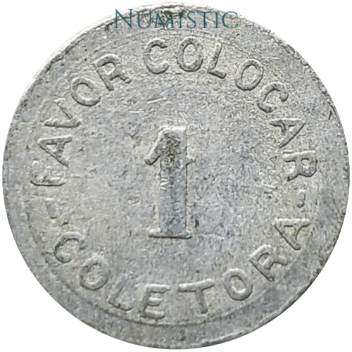 Ficha Coletivo Curitibana N° 1 — reverse