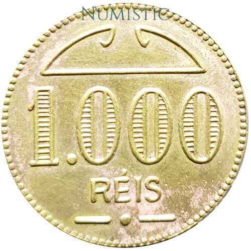 Ficha 1.000 Réis CR — obverse