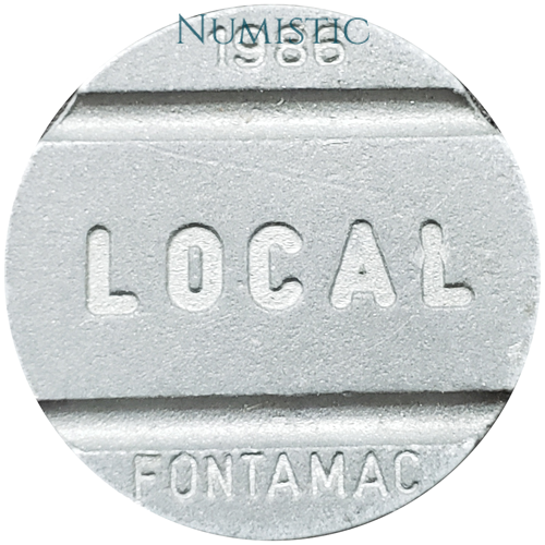 Ficha Local Fontamac Sistema Telebrás — obverse