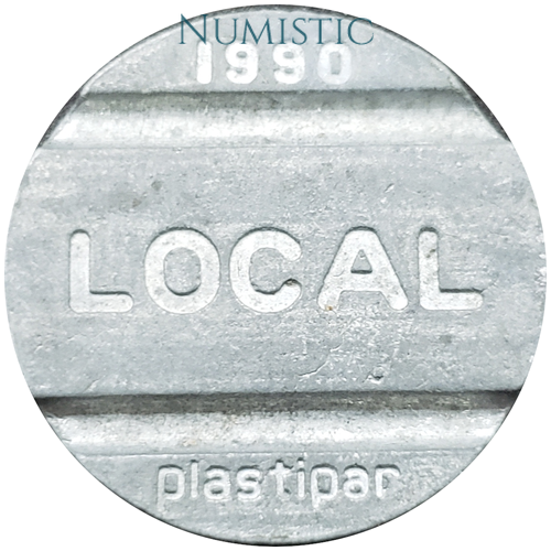 Ficha Local Plastipar Sistema Telebrás — obverse