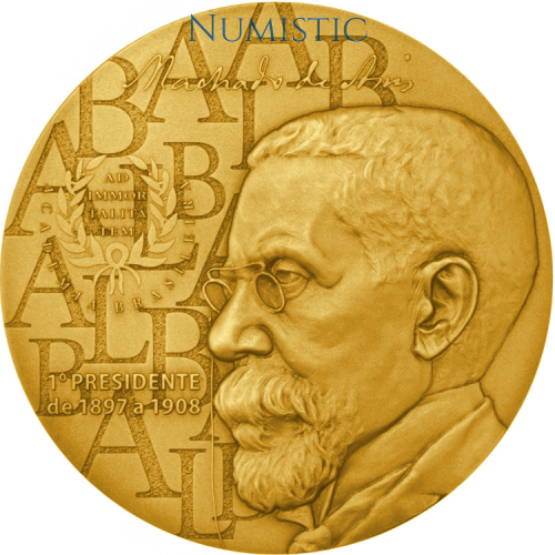 Medalha Academia Brasileira de Letras — Anverso