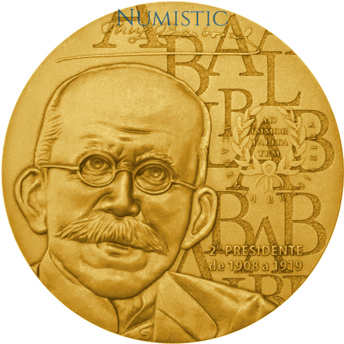 Medalha Academia Brasileira de Letras — Reverso