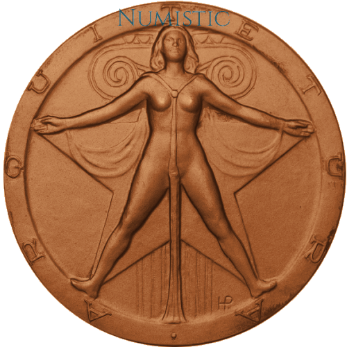 Medalha Arquitetura — Anverso
