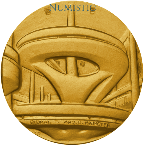 Medalha Arquitetura — Reverso