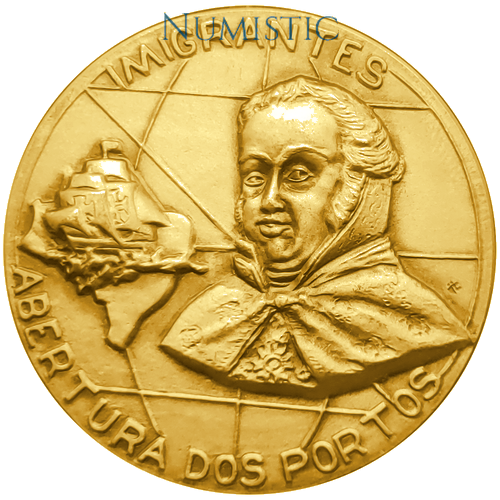 Medalha Imigrantes — Anverso
