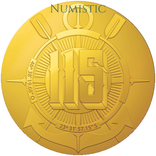 Medalha Corinthians 115 Anos: Todos os caminhos levam ao Corinthians — Anverso