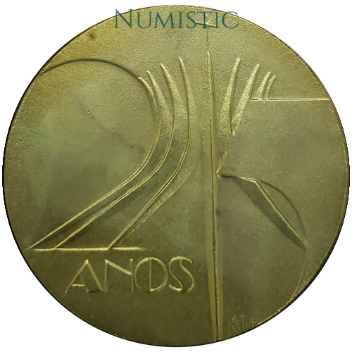 Medalha 25 Anos de Brasília — obverse