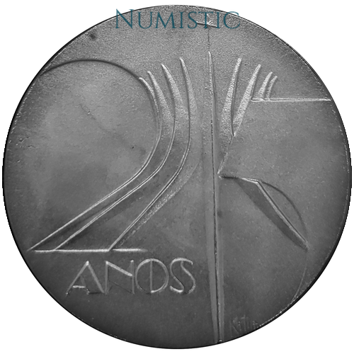 Medalha 25 Anos de Brasília — obverse