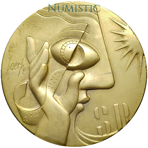 Medalha 150 Anos da Publicação do Sistema Braille — obverse