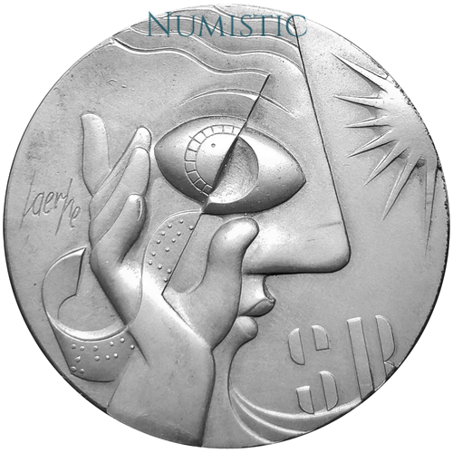 Medalha 150 Anos da Publicação do Sistema Braille — obverse