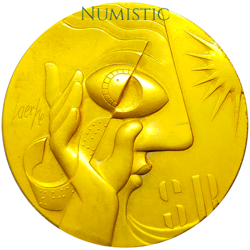 Medalha 150 Anos da Publicação do Sistema Braille — obverse