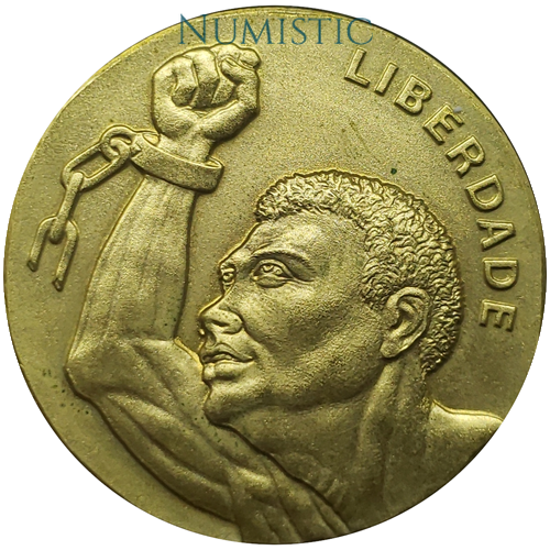 Medalha Centenário da Abolição da Escravatura no Ceará — obverse