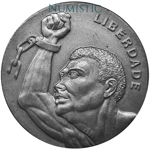 Medalha Centenário da Abolição da Escravatura no Ceará — obverse
