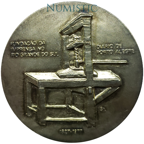 Medalha Diário de Porto Alegre — obverse