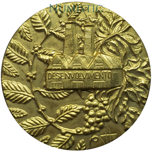 Medalha Imigração Italiana — reverse