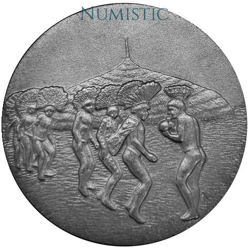 Medalha Índio Brasileiro — reverse