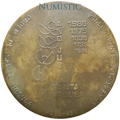 Medalha Ano Jubilar da Ordem de Santa Úrsula — obverse