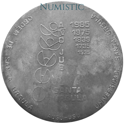 Medalha Ano Jubilar da Ordem de Santa Úrsula — obverse