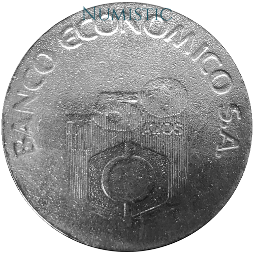 Medalha Sesquicentenário de Fundação do Banco Econômico — obverse