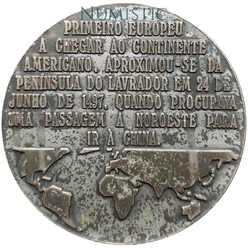 Medalha Descobridores - John Cabot — reverse