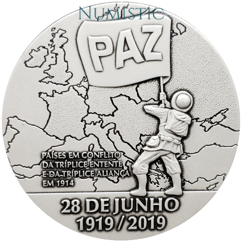 Medalha 100 Anos do Tratado de Versalhes — reverse